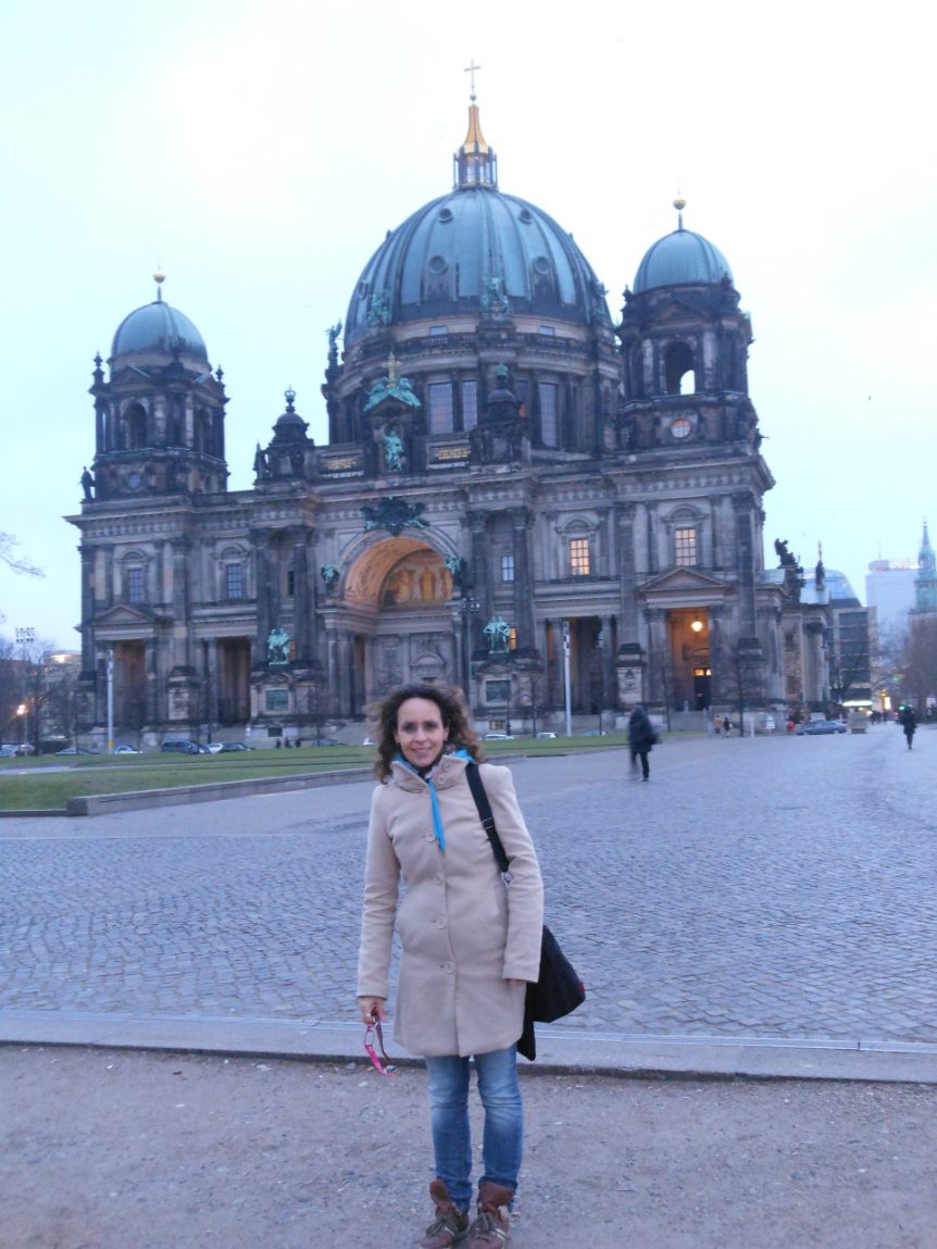 Bij Berlijnse Dom, jan 2013