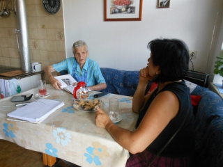 Met Elfi Gabrieli bij mw Holzner Rungger
