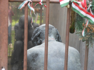 Monument in centrum Boedapest